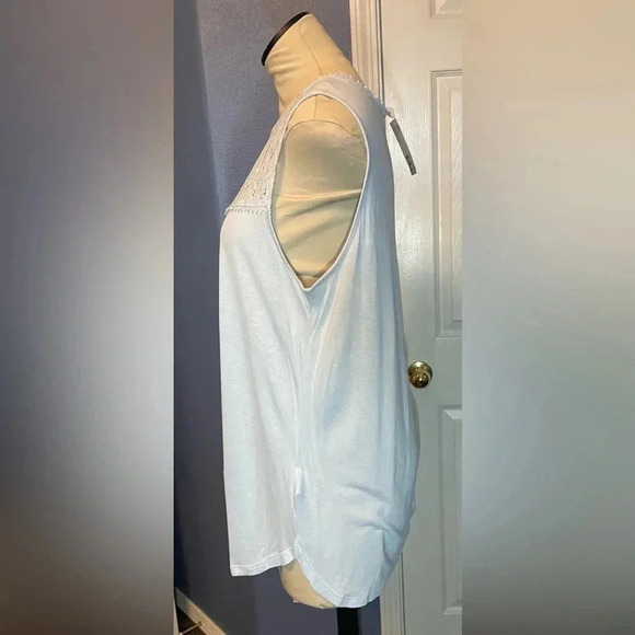 BUNDLE FOR FREE H&M Light Blue Sleeveless Top - Picture 3 of 6